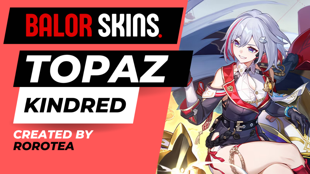 Topaz Kindred Rorotea Custom Skin League of Legends Honkai Star Rail Runeforge